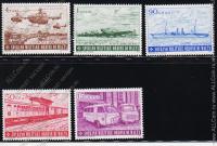 Мальтийский Орден 1976г. 5 марок №120-124** транспорт 