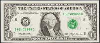США 1 доллар 1993г. Р.490a - UNC "Е" Е-С