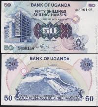Уганда 50 шиллингов 1979г. P.13 UNC
