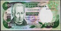 Банкнота Колумбия 200 песо 20.07.1984 года. P.429а(2) - UNC