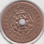 15-60 Южная Родезия 1 пенни 1944г. KM# 8a бронза