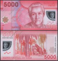 Чили 5000 песо 2009г. P.163a - UNC