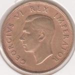 22-110 ЮАР 1/2 пенни 1942г.  