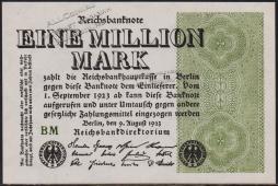 Германия 1000000 марок 1923г. P.102d - UNC - Германия 1000000 марок 1923г. P.102d - UNC