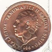 9-103 Самоа 1 сен 1996г. КМ # 12 PROOF бронза 1,75гр. 17,5мм - 9-103 Самоа 1 сен 1996г. КМ # 12 PROOF бронза 1,75гр. 17,5мм