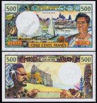 Французская Полинезия 500 франков 1992г. P.1(2) - UNC