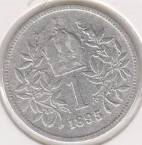 24-177 Австрия 1 крона 1895г. KM# 2804  серебро 23мм 5гр