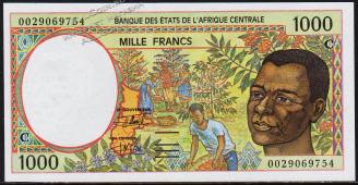Конго 1000 франков 2000г. P.102Cg - UNC - Конго 1000 франков 2000г. P.102Cg - UNC