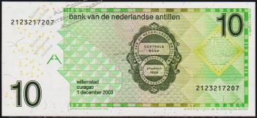 Нидерландские Антиллы 10 гульденов 2003г. P.28c - UNC - Нидерландские Антиллы 10 гульденов 2003г. P.28c - UNC