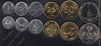 Мальдивы набор 6 монет 2007-12г. (арт186)
