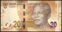 Банкнота Южная Африка (ЮАР) 20 рандов 2018 года. Р.NEW - UNC
