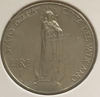 #018 Ватикан  1 лира 1935г.  Медь Никель. XF+