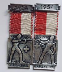 #036 Швейцария спорт Медаль Знаки