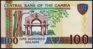 Гамбия 100 даласи 2012г.  P.29в - UNC - Гамбия 100 даласи 2012г.  P.29в - UNC