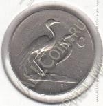 19-114 Южная Африка 5 центов 1976г. КМ # 93 никель 2,5гр. 17,35мм