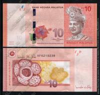 Малайзия 10 ринггит 2012г.
