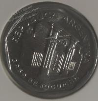 15-105 Аргентина 5 центов 1989г. Медь Никель.