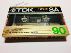Аудио Кассета TDK SA 90 TYPE II  1987 год.  / США / - Аудио Кассета TDK SA 90 TYPE II  1987 год.  / США /