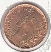 10-158 Родезия  1 цент 1976г. КМ# 10 бронза 4,0гр. 22,5мм - 10-158 Родезия  1 цент 1976г. КМ# 10 бронза 4,0гр. 22,5мм