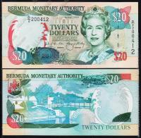 Бермуды 20 доллара 2000(08)г. P.53А - UNC