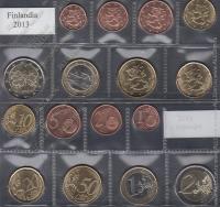 Финляндия набор Евро. 8 монет 2013г.