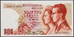 Бельгия 50 франков 1966г. Р.139(3) - UNC