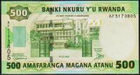 Руанда 500 франков 2008г. P.34 UNC