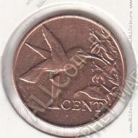 20-79 Тринидад и Тобаго 1 цент 1995г. КМ # 29 бронза 1,95гр. 17,76мм