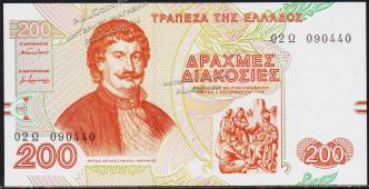 Банкнота Греция 200 драхм 1996 года. P.204 UNC - Банкнота Греция 200 драхм 1996 года. P.204 UNC