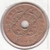 9-110 Южная Родезия 1 пенни 1951г. КМ #25 бронза - 9-110 Южная Родезия 1 пенни 1951г. КМ #25 бронза