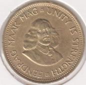 22-135 Южная Африка 1/2 цента 1963г.  - 22-135 Южная Африка 1/2 цента 1963г. 