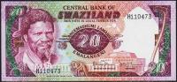 Свазиленд 20 эмалангени 1985г. P.11в - UNC