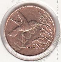 20-78 Тринидад и Тобаго 1 цент 1976г. КМ # 25 бронза 1,95гр. 17,8мм