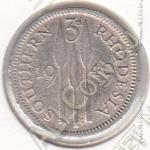 28-97 Южная Родезия 3 пенса 1949г. КМ # 20 медно-никелевая 1,41гр.16мм 