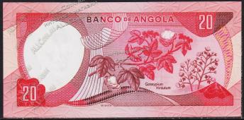 Ангола 20 эскудо 1972г. P.99 UNC - Ангола 20 эскудо 1972г. P.99 UNC