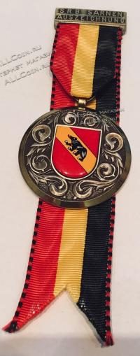 #347 Швейцария спорт Медаль Знаки. Герб кантона Берн. Швейцария.