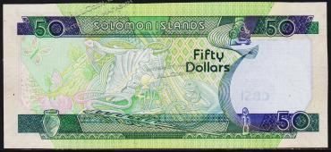 Соломоновы острова 50 доллара 2013г. P.29в - UNC - Соломоновы острова 50 доллара 2013г. P.29в - UNC