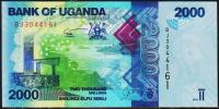 Уганда 2000 шиллингов 2015г. P.50в - UNC