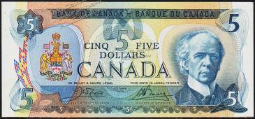 Канада 5 долларав 1979г. P.92в - UNC - Канада 5 долларав 1979г. P.92в - UNC