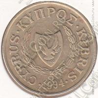 29-151 Кипр 10 центов 1994г. КМ # 56.3 никель-латунь 5,5гр. 24,5мм