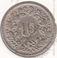 35-117 Швейцария 10 раппенов 1907г. КМ # 27 медно-никелевая 3,0гр. 19,15мм