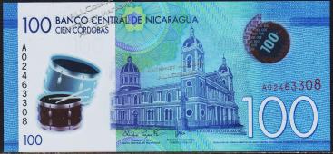 Никарагуа 100 кордоба 2015г. Р.NEW - UNC - Никарагуа 100 кордоба 2015г. Р.NEW - UNC