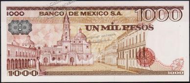 Мексика 1000 песо 1978г. Р.70a - UNC "A" - Мексика 1000 песо 1978г. Р.70a - UNC "A"