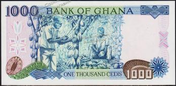 Гана 1000 седи 1991г. P.29а - UNC - Гана 1000 седи 1991г. P.29а - UNC