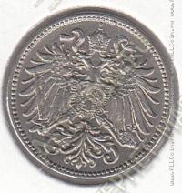 19-105 Австрия 10 геллеров 1910г. КМ # 2802 никель 3,0гр. 
