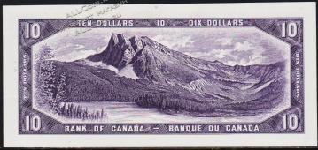 Канада 10 долларов 1954г. P.79в - UNC - Канада 10 долларов 1954г. P.79в - UNC
