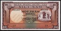 Южный Вьетнам 100 донгов 1966г. P.18 UNC