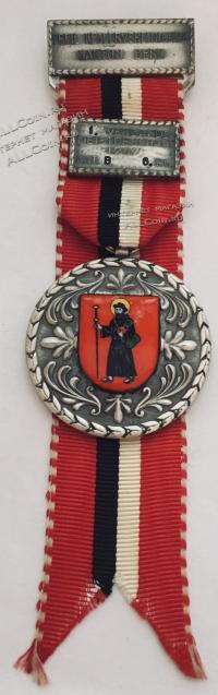 #301 Швейцария спорт Медаль Знаки. Чемпионат по кегельбану в Гларус. 1967 год.