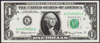 США 1 доллар 1963А Р.443в - UNC "K" K-A
