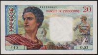 Таити 20 франков 1963г. P.21c - UNC
